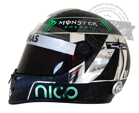 Nico Rosberg 2014 Monaco F1 Replica Helmet Scale 1:1