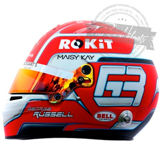 Casque Réplique F1 George Russell GP d'Australie 2020 Échelle 1:1