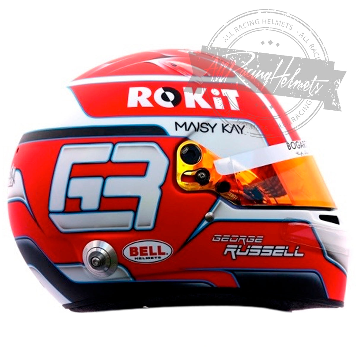 George Russell 2020 Australian GP F1 Replica Helmet 1:1 Scale