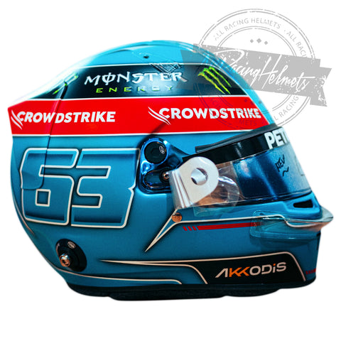 George Russell 2022 Second Half GP F1 Replica Helmet Scale 1:1
