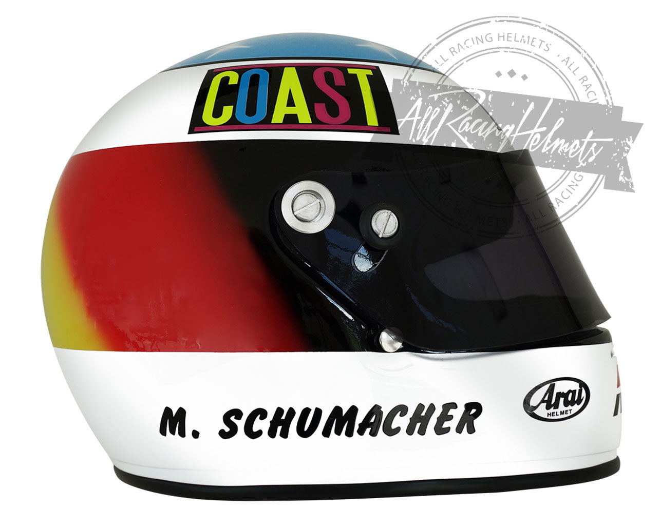 Michael Schumacher 1990 F1 Replica Helmet | Full Scale 1:1