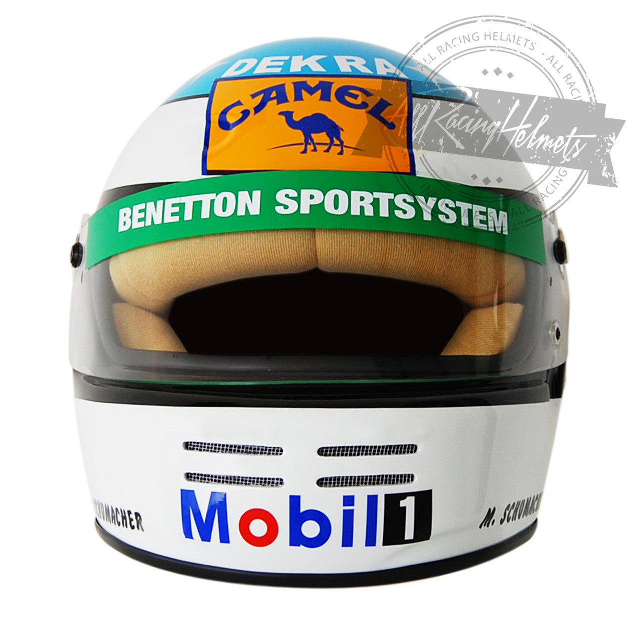 Casco réplica Michael Schumacher F1 1992 Escala 1:1