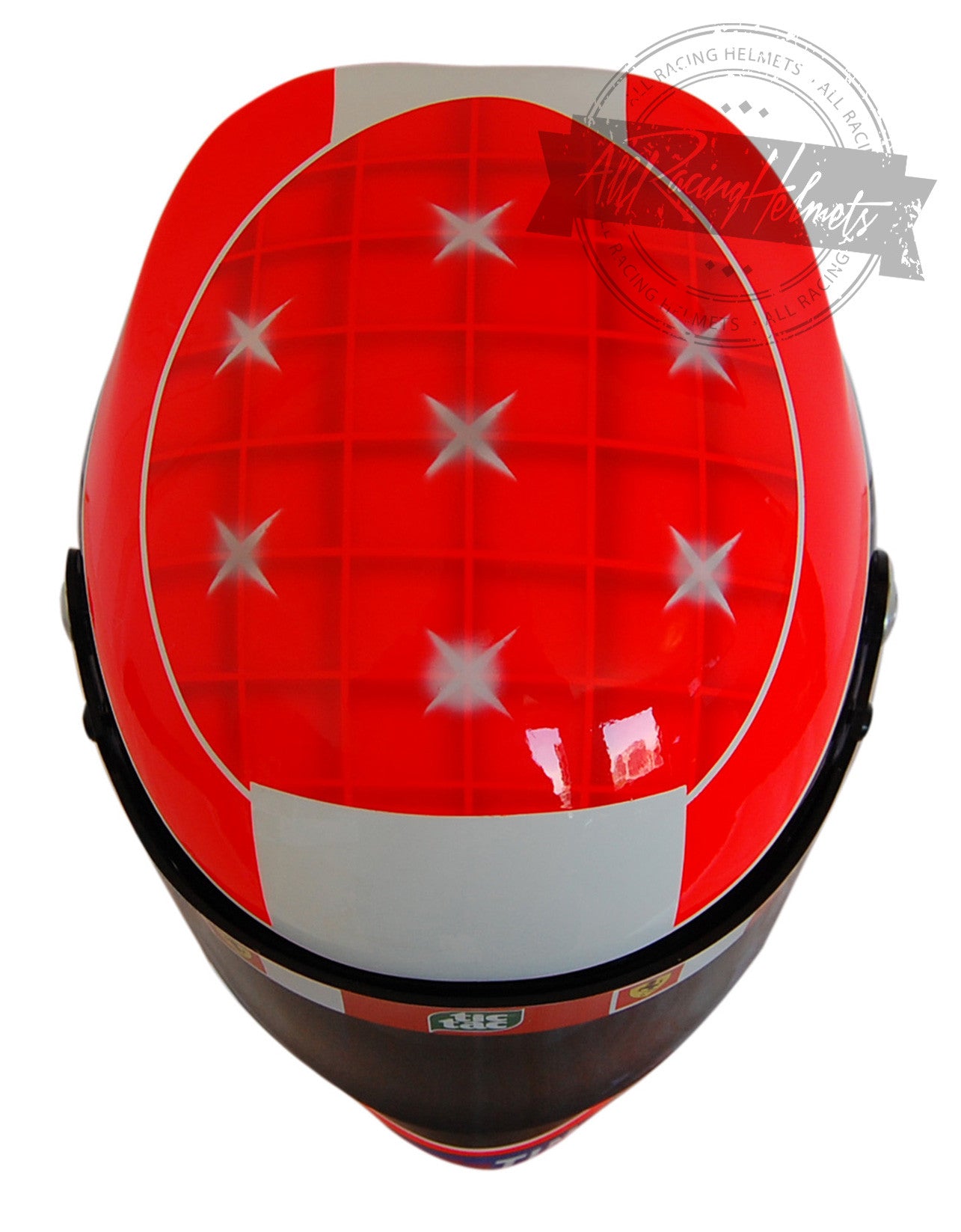 Casque F1 Réplique Michael Schumacher 2001 GP d'Indianapolis Échelle 1:1