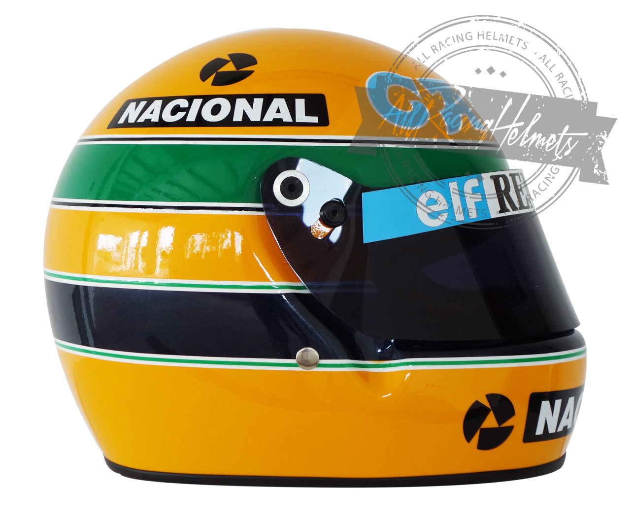 Ayrton Senna 1987 F1 Replica Helmet 1:1 Scale