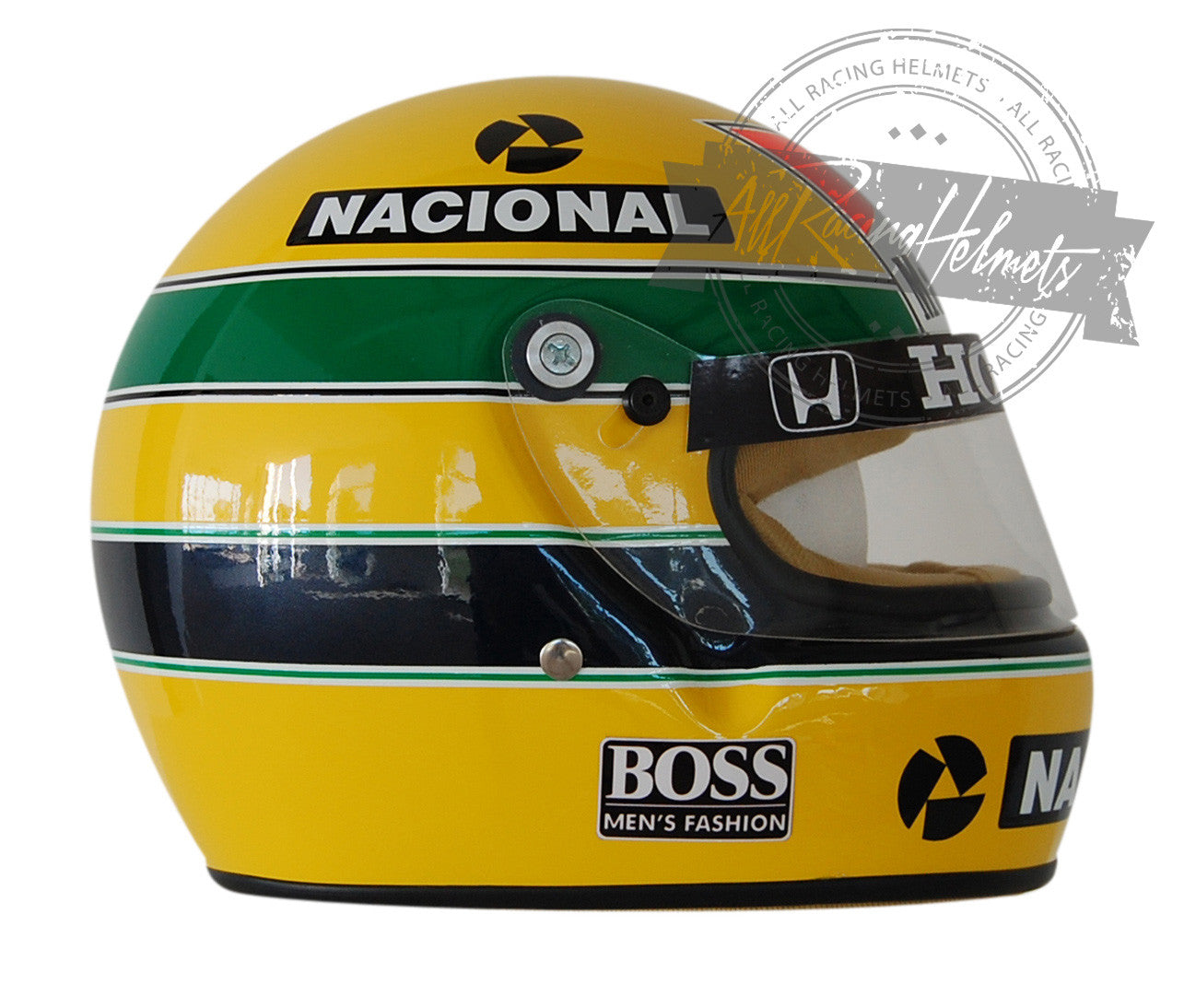 Ayrton Senna 1988 F1 Replica Helmet 1:1 Scale