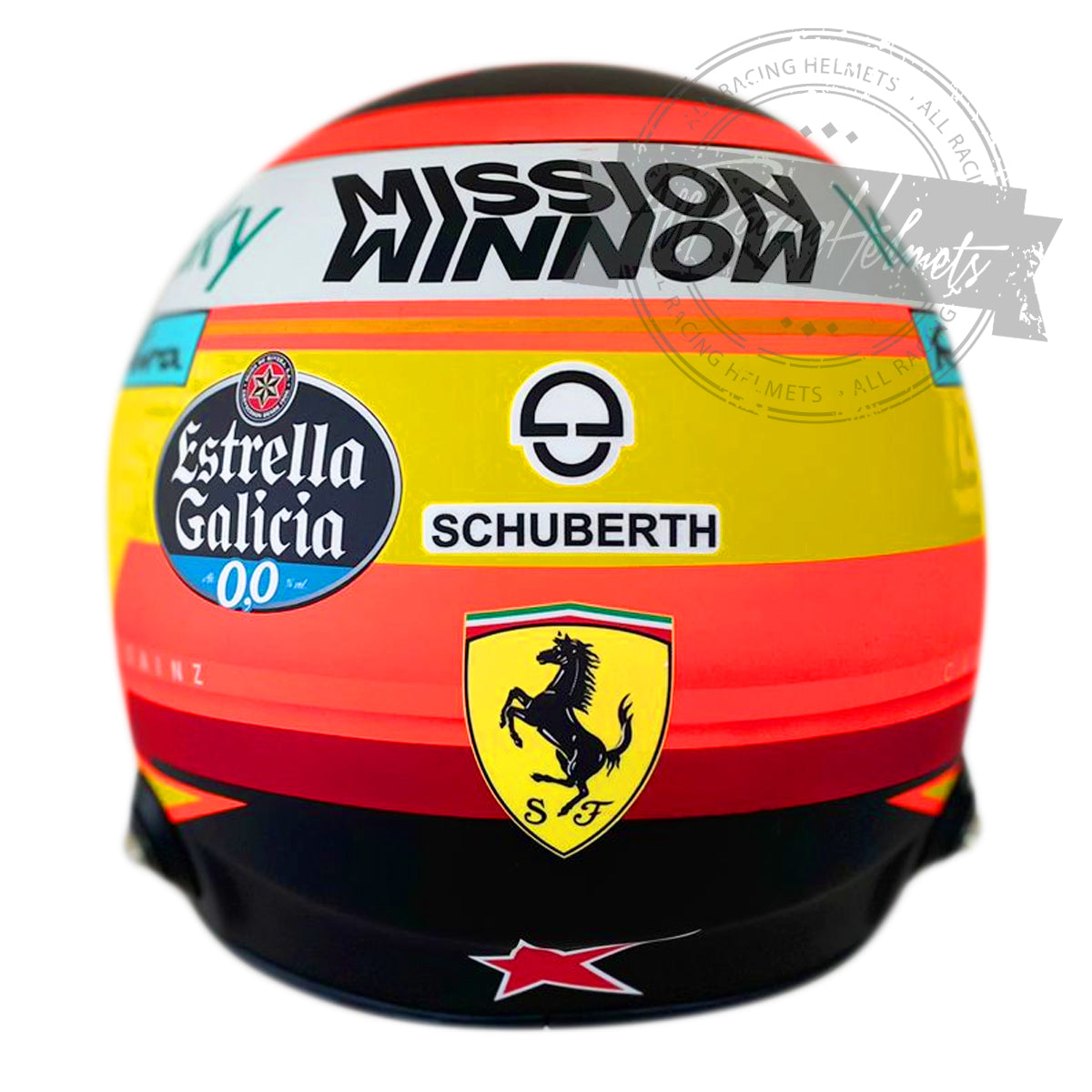 Carlos Sainz 2021 F1 Replica Helmet 1:1 Scale