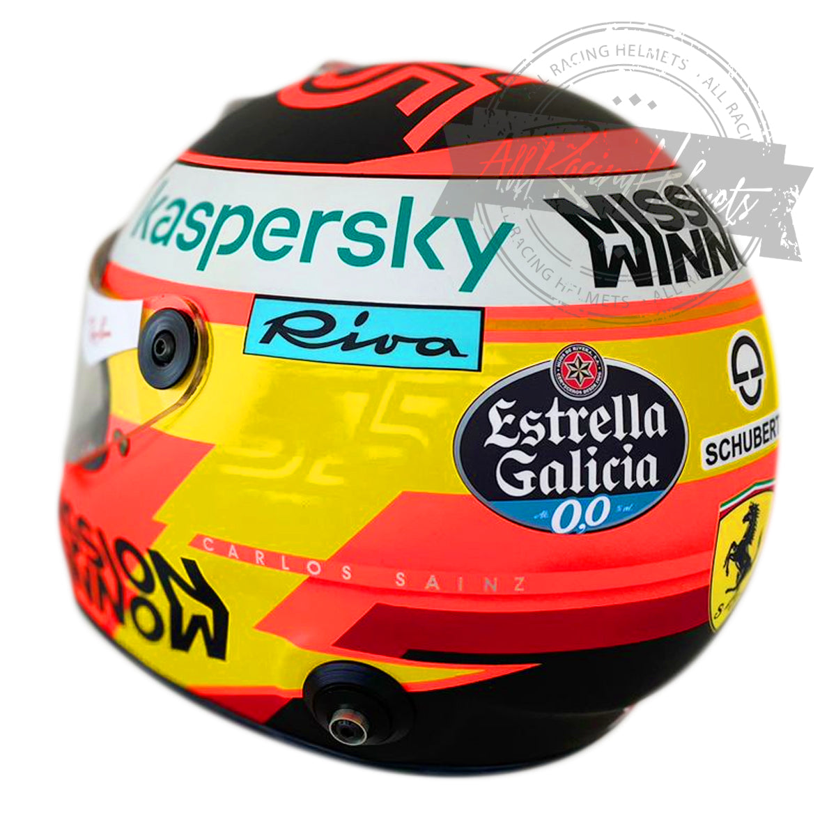 Carlos Sainz 2021 F1 Replica Helmet 1:1 Scale