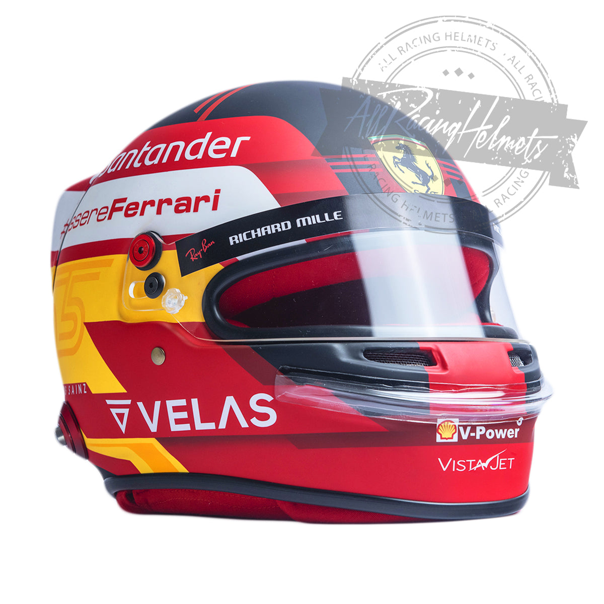 Carlos Sainz 2022 F1 Replica Helmet 1:1 Scale