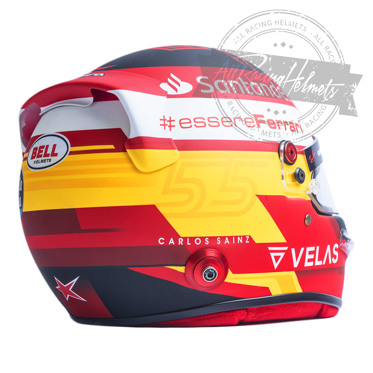Carlos Sainz 2022 F1 Replica Helmet 1:1 Scale