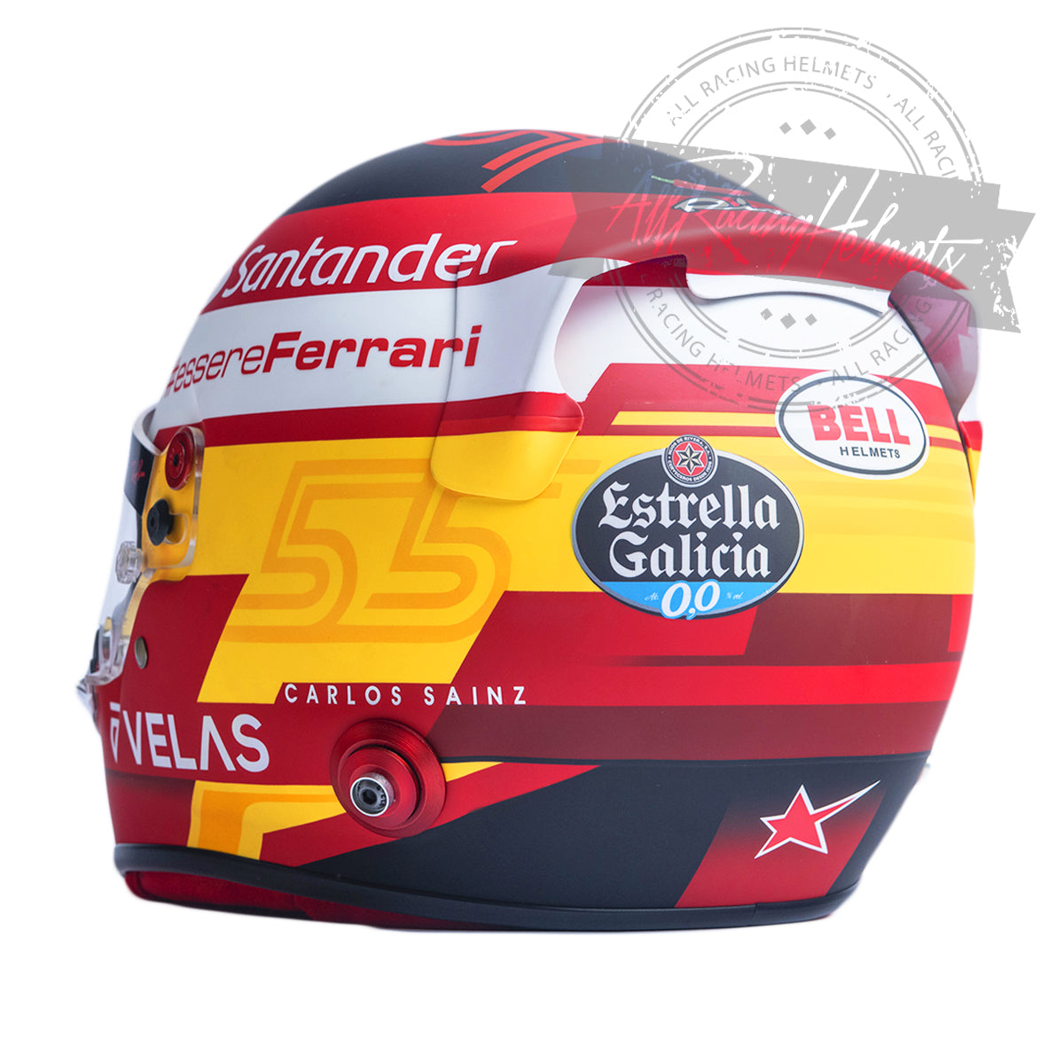 Carlos Sainz 2022 F1 Replica Helmet | Full Scale 1:1