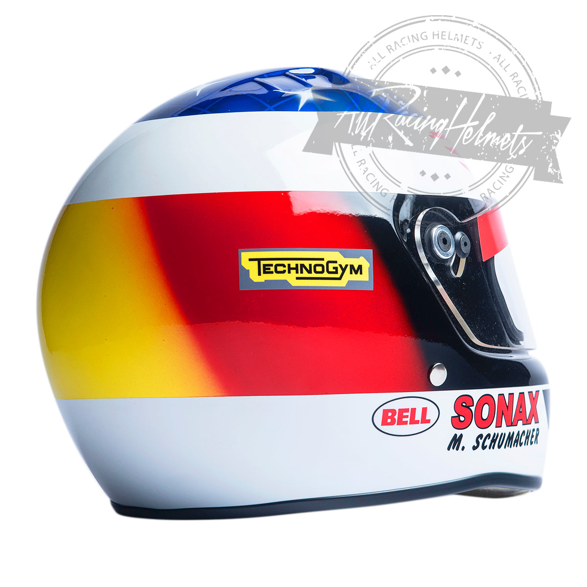 Casco réplica Michael Schumacher F1 1995 escala 1:1