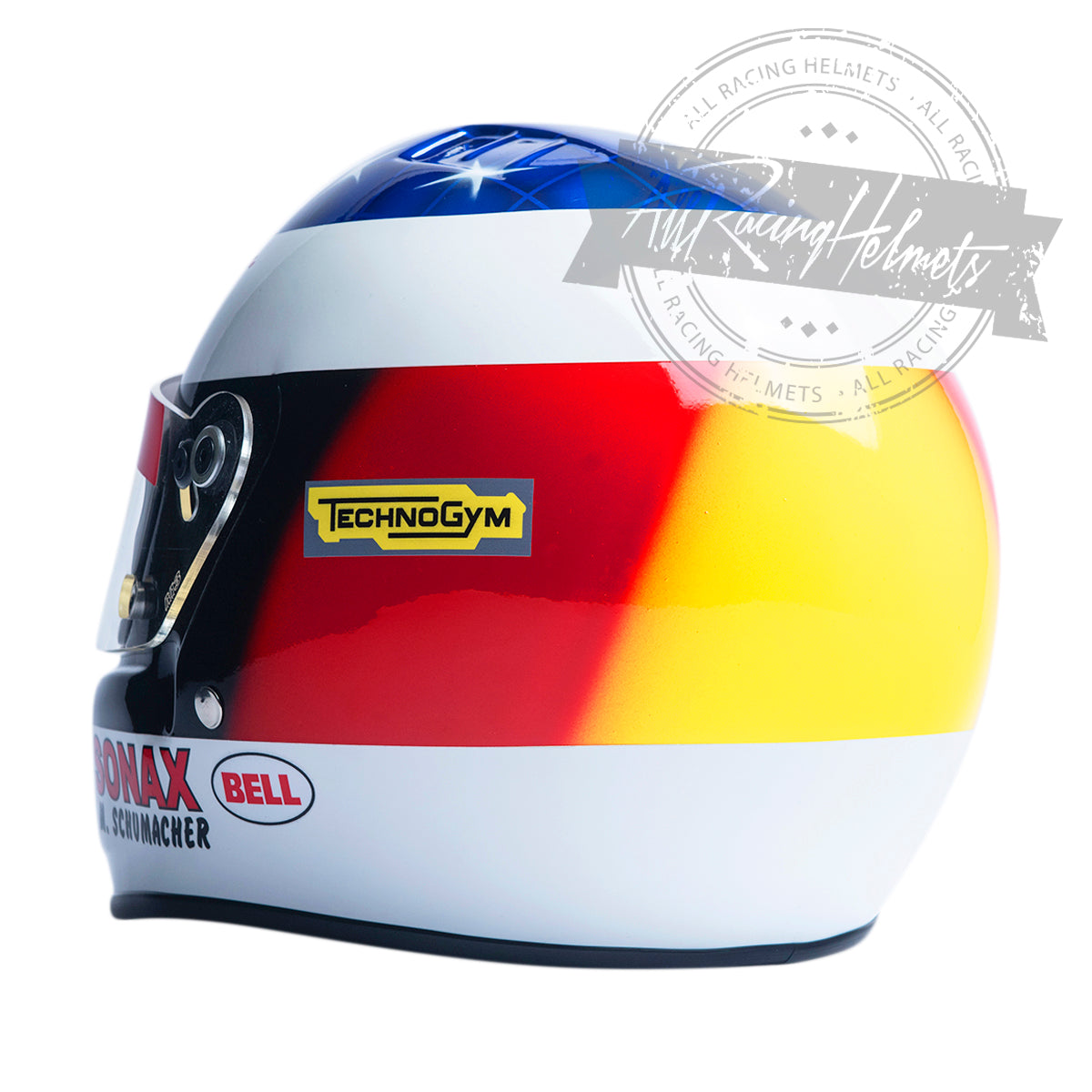 Casco réplica Michael Schumacher F1 1995 escala 1:1