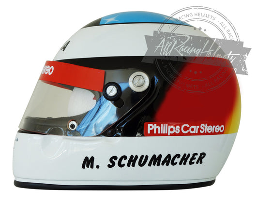 Casque réplique F1 Michael Schumacher 1991 à l'échelle 1:1