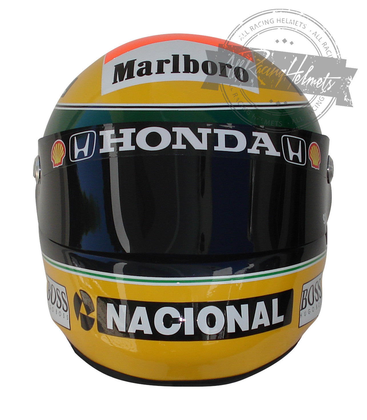 Ayrton Senna 1992 F1 Replica Helmet 1:1 Scale