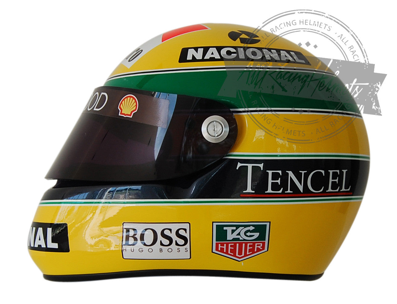 Ayrton Senna 1993 F1 Replica Helmet 1:1 Scale