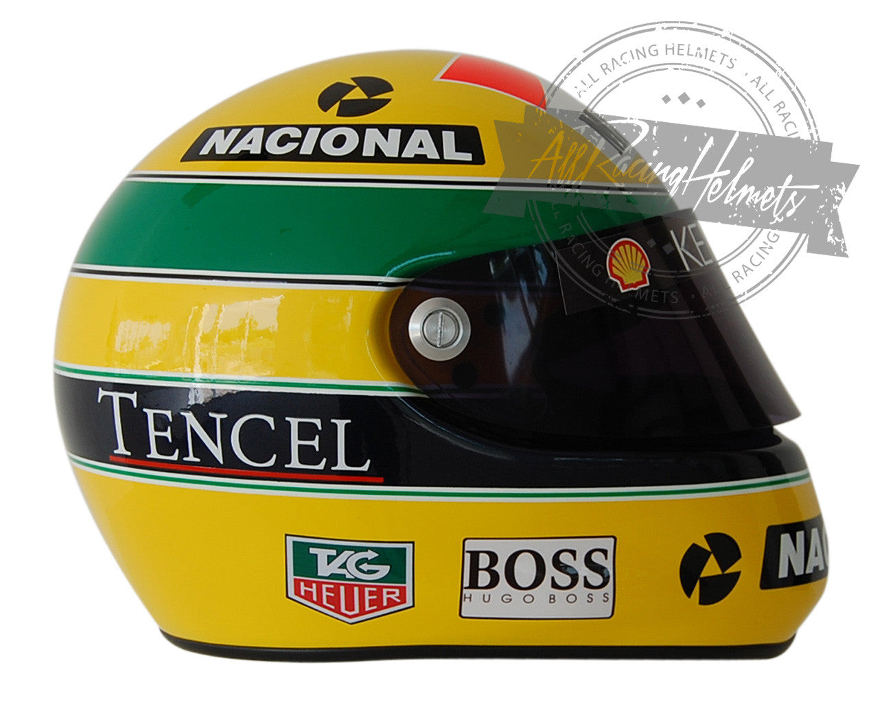 Ayrton Senna 1993 F1 Replica Helmet 1:1 Scale