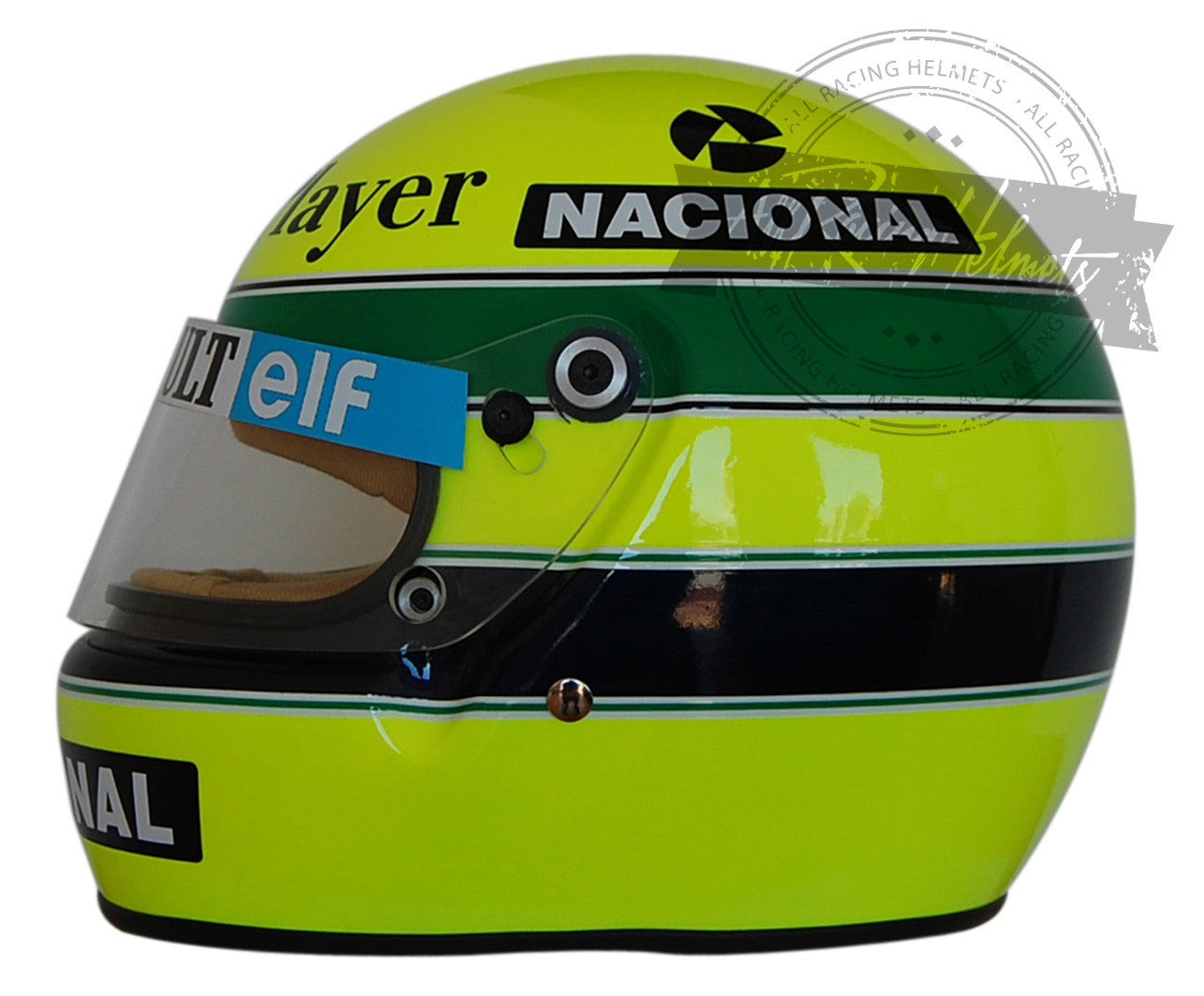 Ayrton Senna 1985 F1 Replica Helmet 1:1 Scale