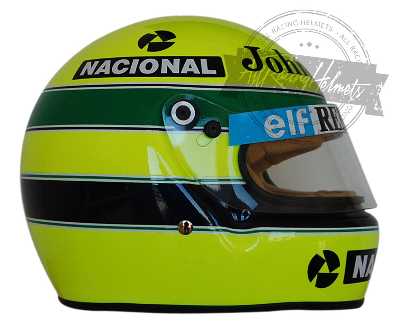 Ayrton Senna 1985 F1 Replica Helmet 1:1 Scale