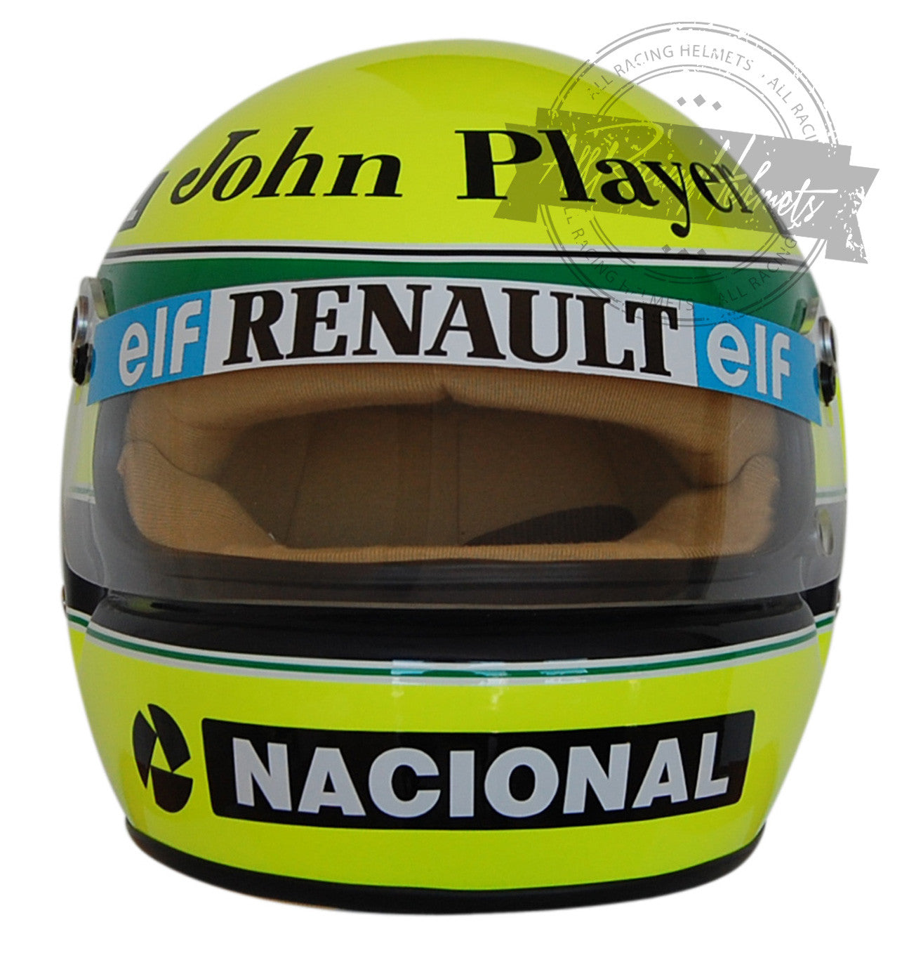 Ayrton Senna 1985 F1 Replica Helmet 1:1 Scale