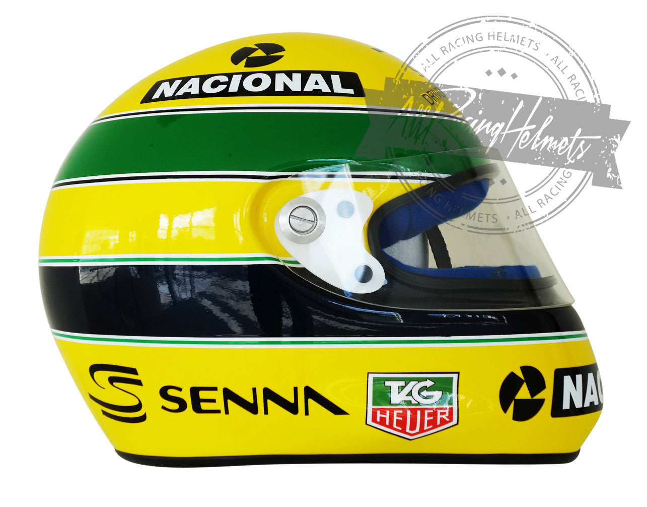 Ayrton Senna 1993 "Paris Bercy" Karting Replica Helmet 1:1 Scale