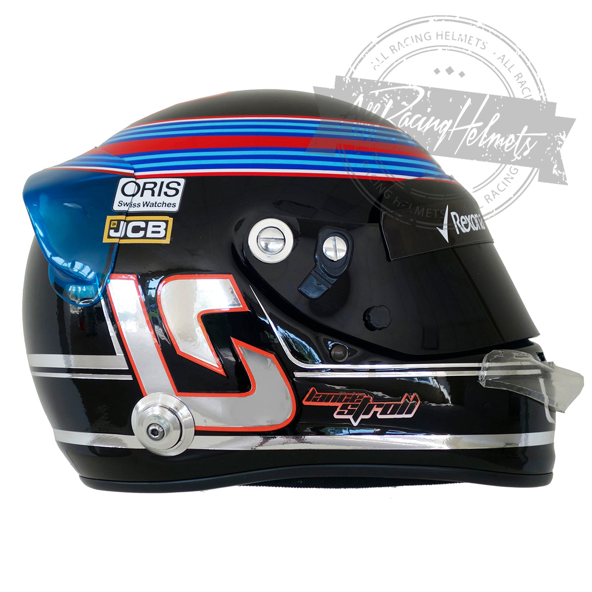 Casco Réplica Lance Stroll 2017 F1 Escala 1:1