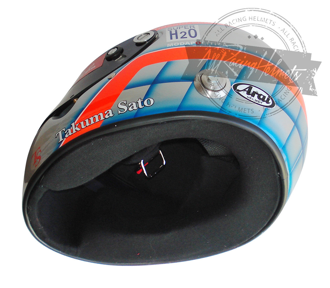 Takuma Sato 2008 F1 Replica Helmet 1:1 Scale