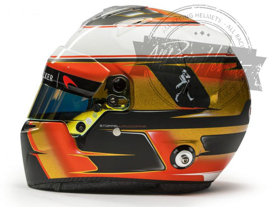 Casque réplique F1 Stoffel Vandoorne 2017 à l'échelle 1:1