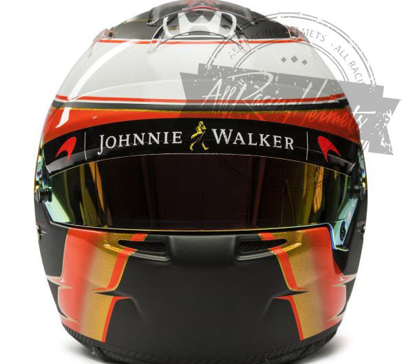 Casque réplique F1 Stoffel Vandoorne 2017 à l'échelle 1:1