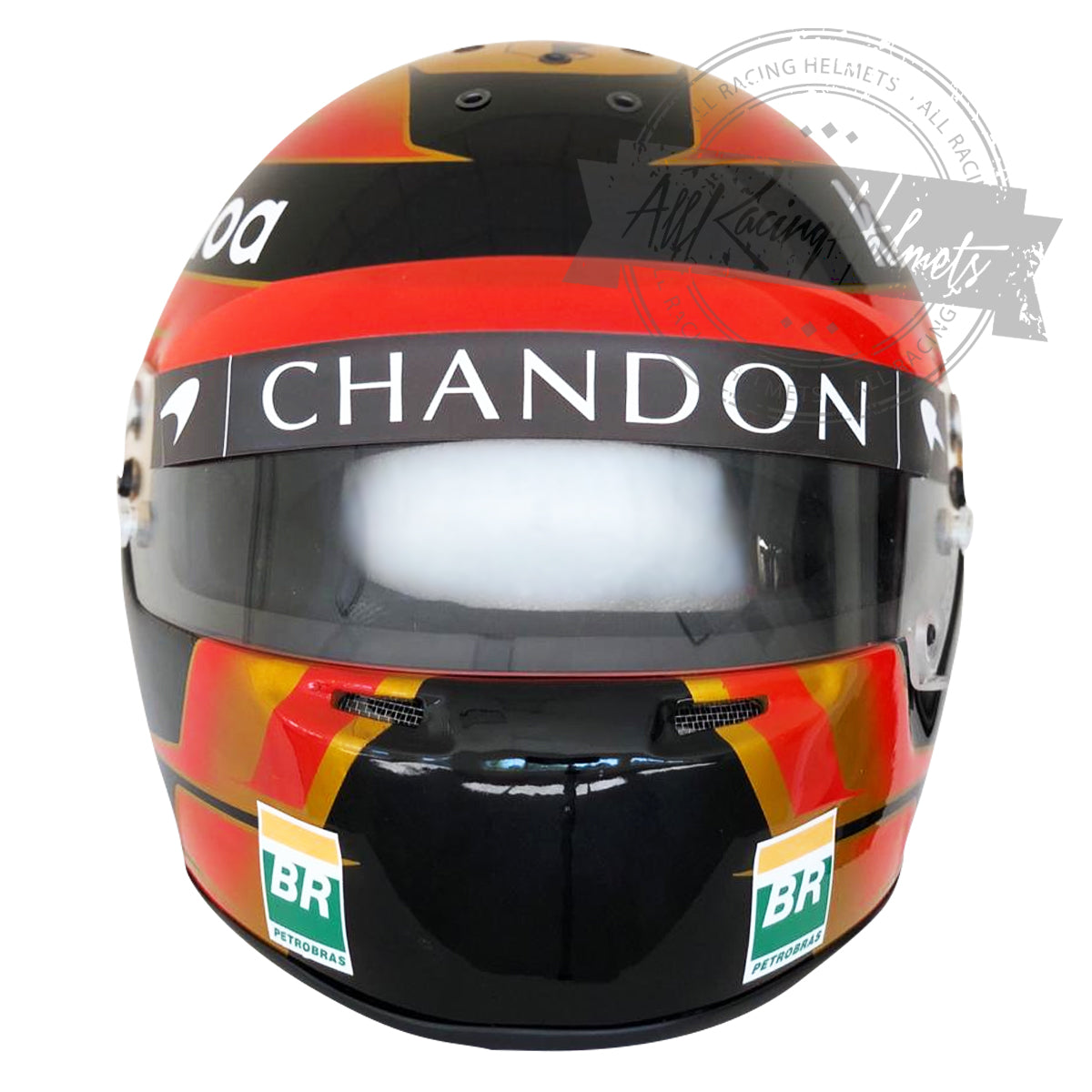 Stoffel Vandoorne 2018 F1 Replica Helmet 1:1 Scale