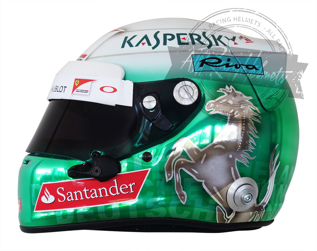 Sebastian Vettel 2016 German GP F1 Replica Helmet Scale 1:1