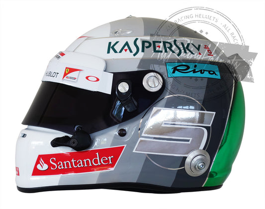 Casque Réplique F1 Sebastian Vettel 2016 GP de Monza Échelle 1:1