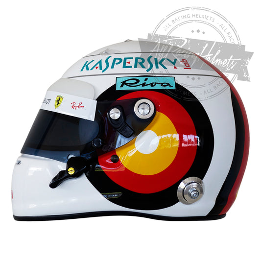 Casque réplique F1 Sebastian Vettel Grand Prix d'Allemagne 2018 à l'échelle 1:1