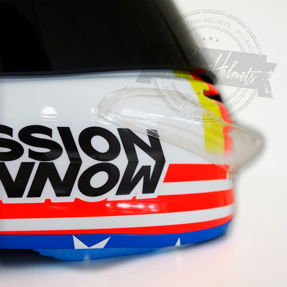 Casque réplique Sebastian Vettel 2018 GP des USA F1 Échelle 1:1