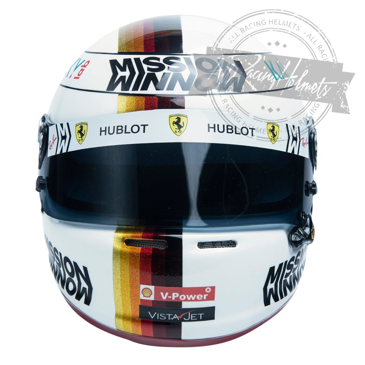 Sebastian Vettel 2019 Brazilian GP F1 Replica Helmet 1:1 Scale