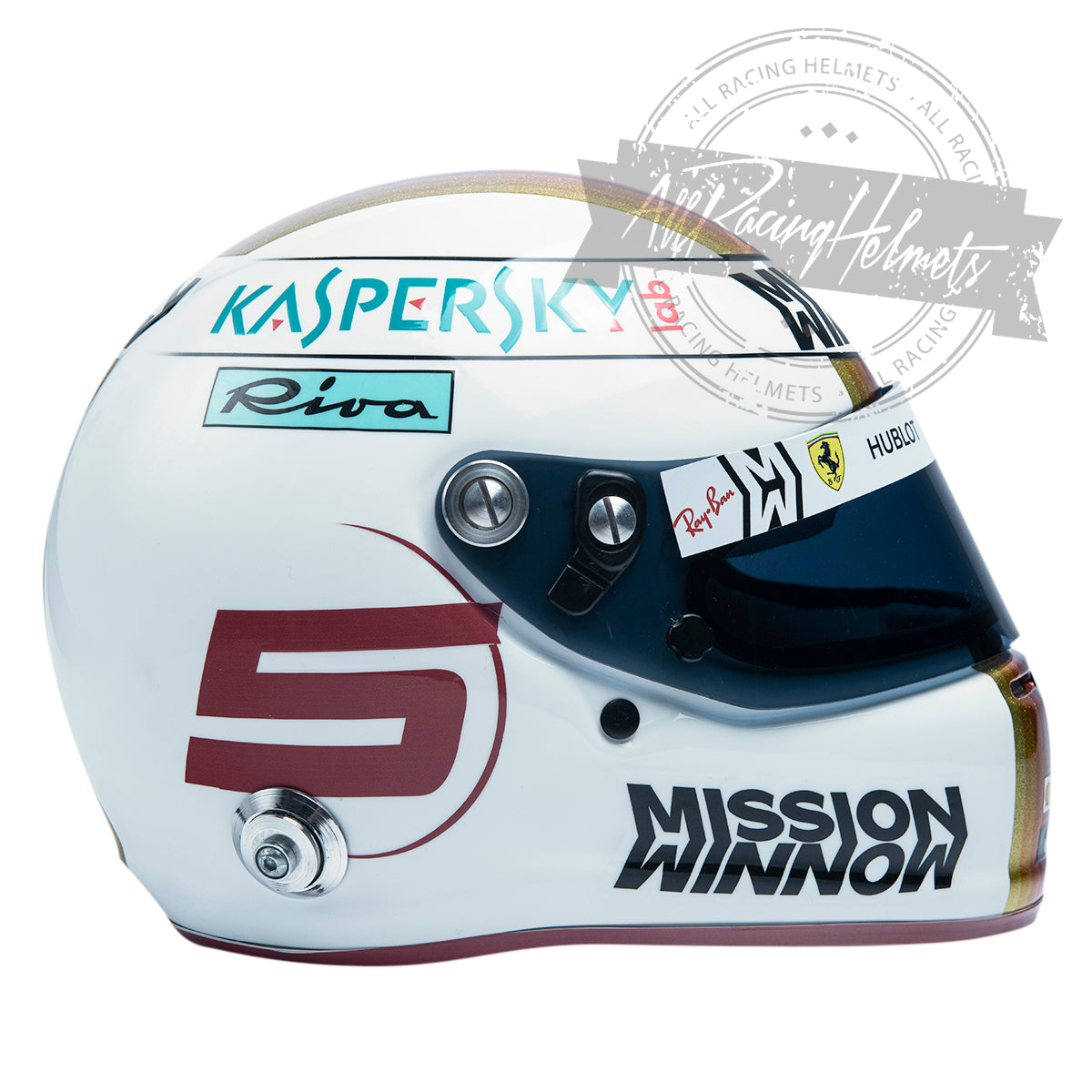Sebastian Vettel 2019 Brazilian GP F1 Replica Helmet 1:1 Scale