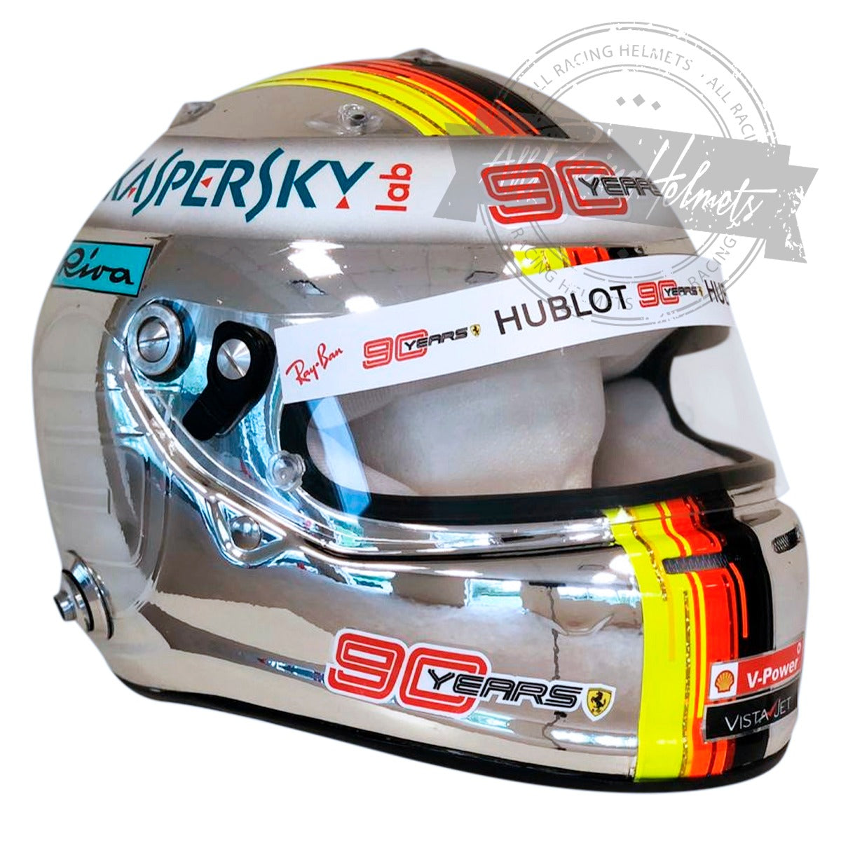 Sebastian Vettel 2019 Singapore GP F1 Replica Helmet 1:1 Scale