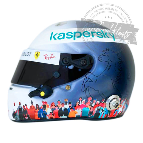 Sebastian Vettel 2020 Turkish GP F1 Replica Helmet Scale 1:1