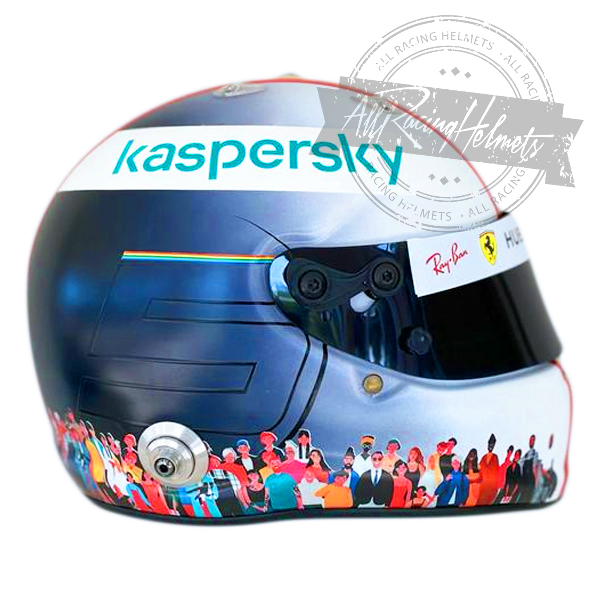 Casque réplique F1 Sebastian Vettel 2020 GP Turquie Échelle 1:1