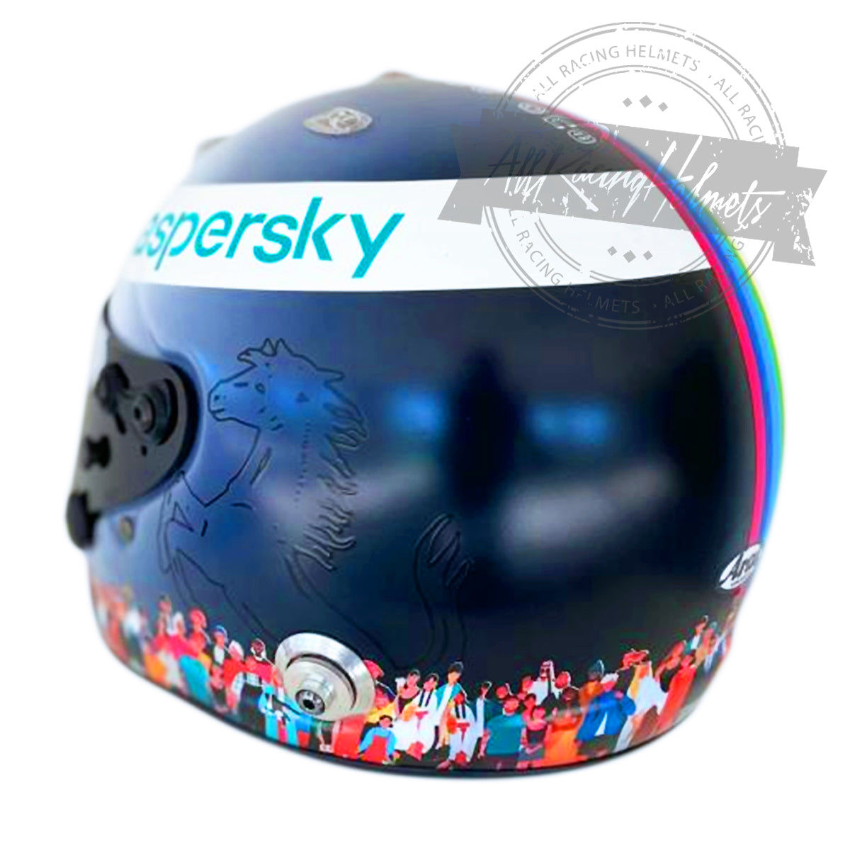 Casque réplique F1 Sebastian Vettel 2020 GP Turquie Échelle 1:1