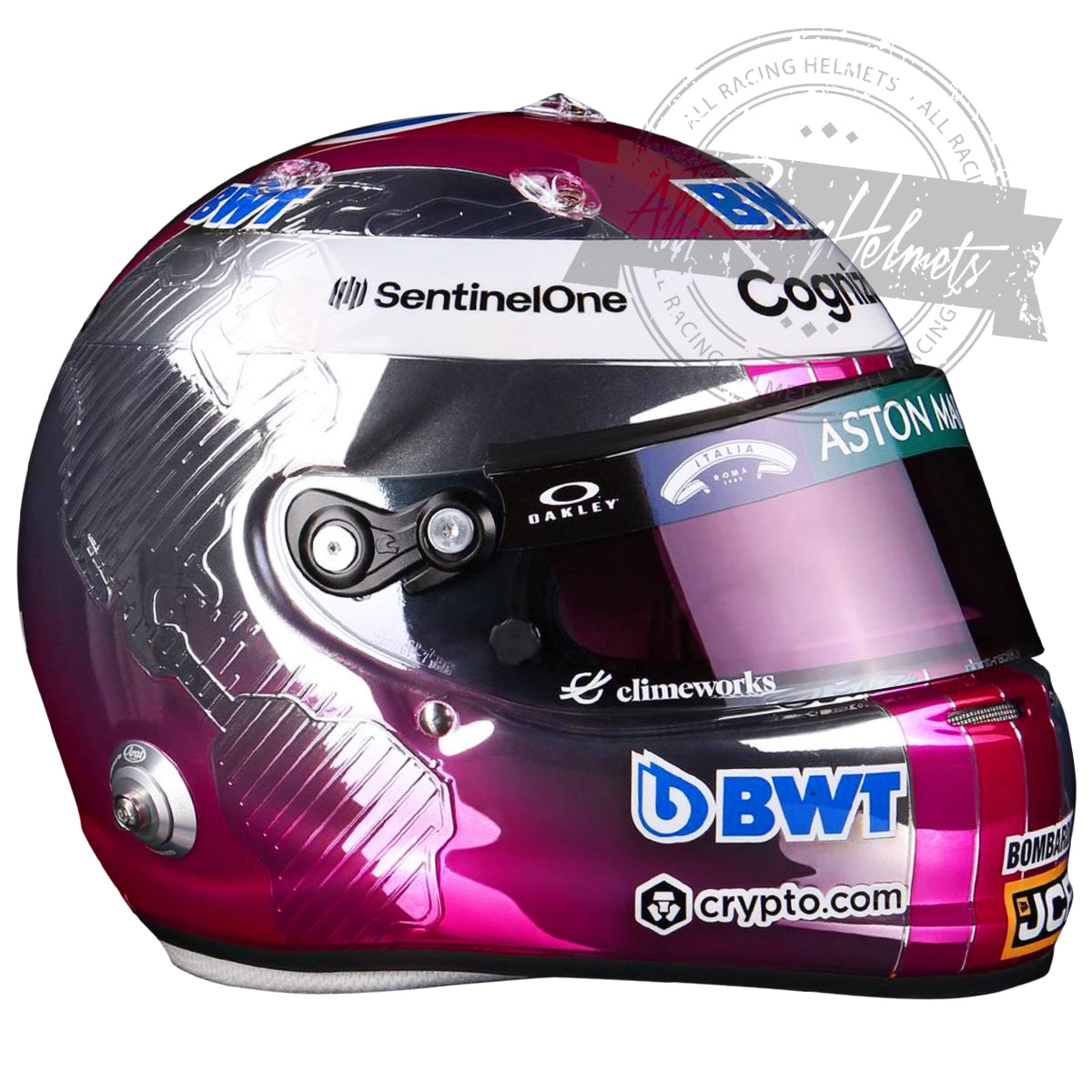 Sebastian Vettel 2021 Monaco GP F1 Replica Helmet 1:1 Scale
