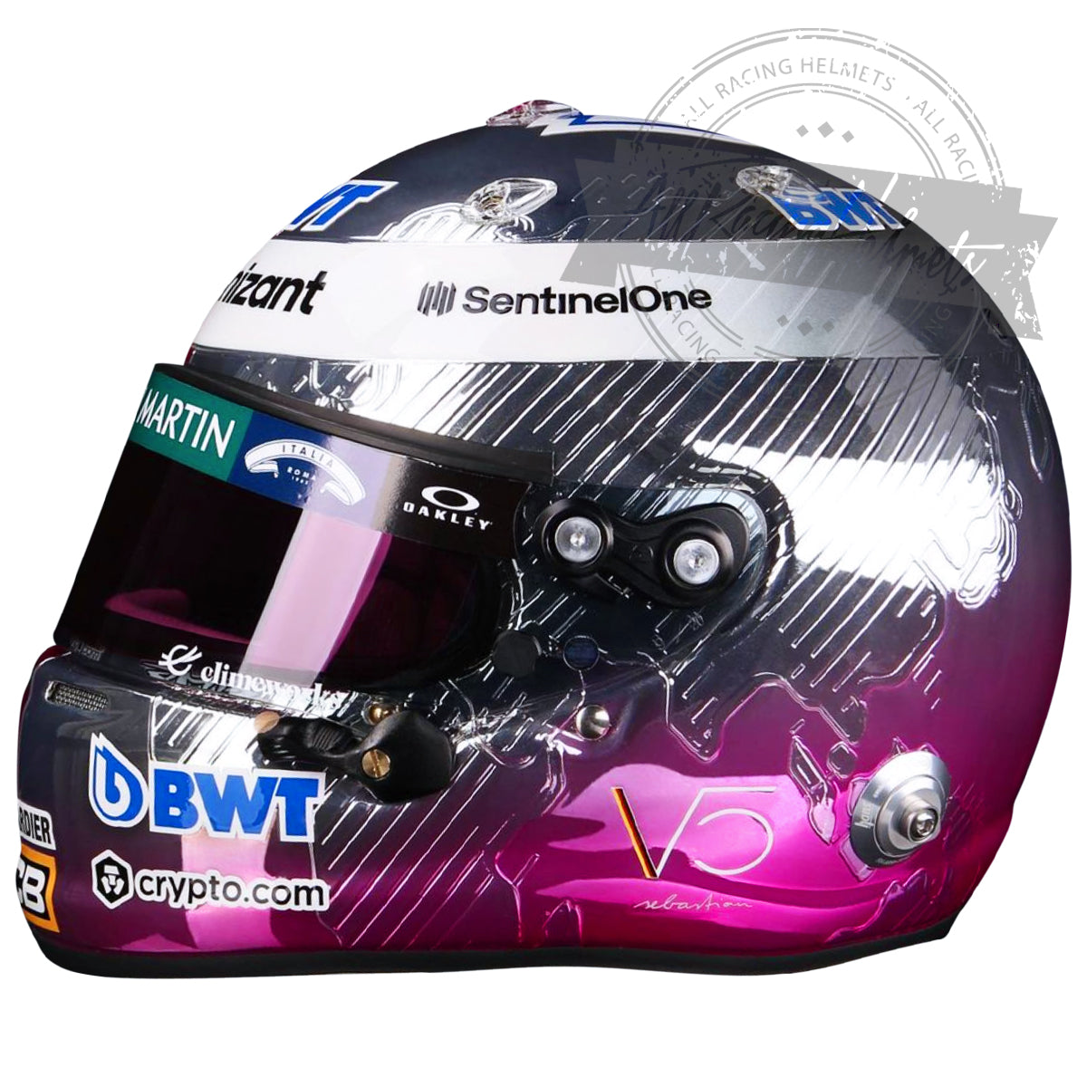 Sebastian Vettel 2021 Monaco GP F1 Replica Helmet 1:1 Scale