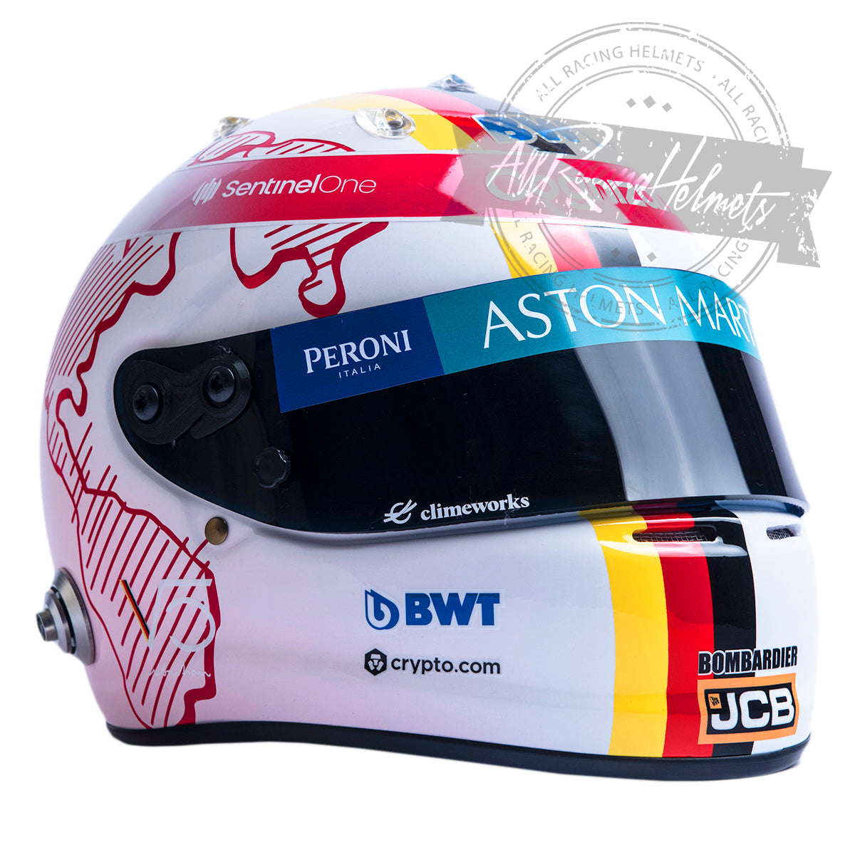 Sebastian Vettel 2021 Pre Season Test Day Two F1 Replica Helmet 1:1 Scale