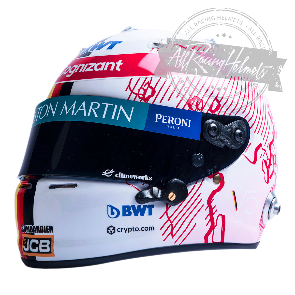 Sebastian Vettel 2021 Pre Season Test Day Two F1 Replica Helmet 1:1 Scale