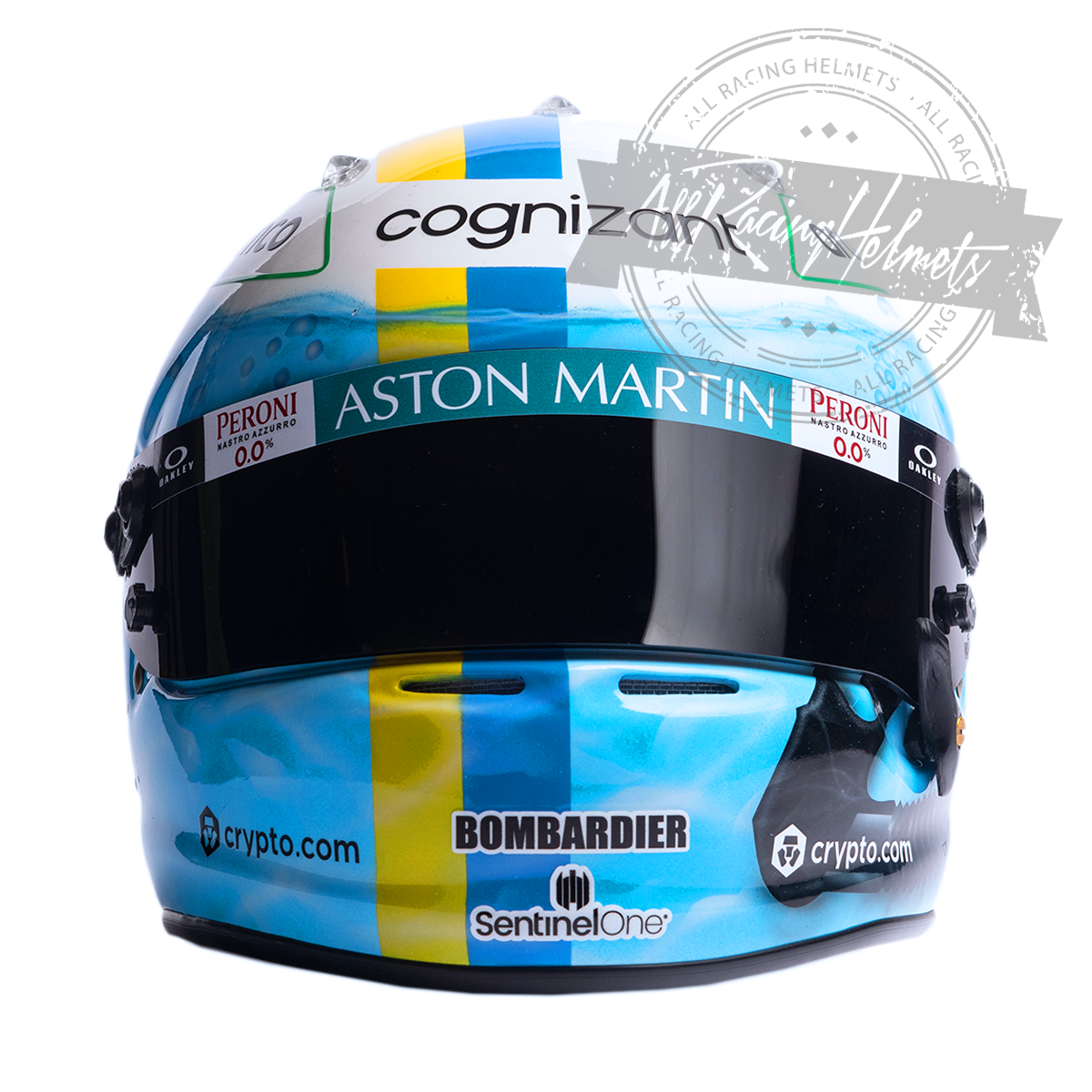 Casque Réplique F1 Sebastian Vettel 2022 Miami GP Échelle 1:1