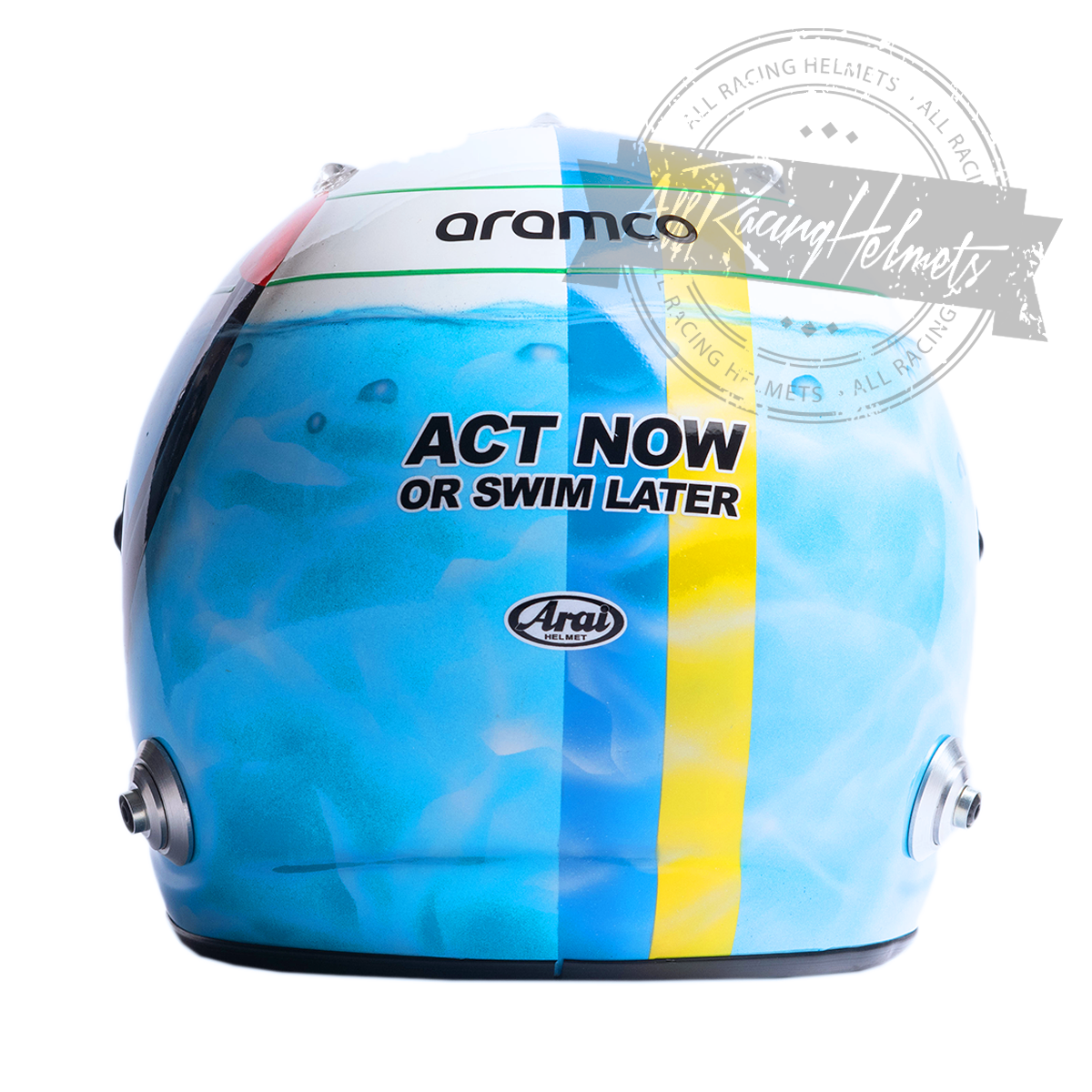 Casque Réplique F1 Sebastian Vettel 2022 Miami GP Échelle 1:1