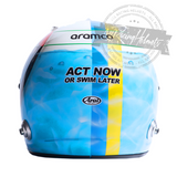 Sebastian Vettel 2022 Miami Grand Prix F1 Replica Helmet Scale 1:1