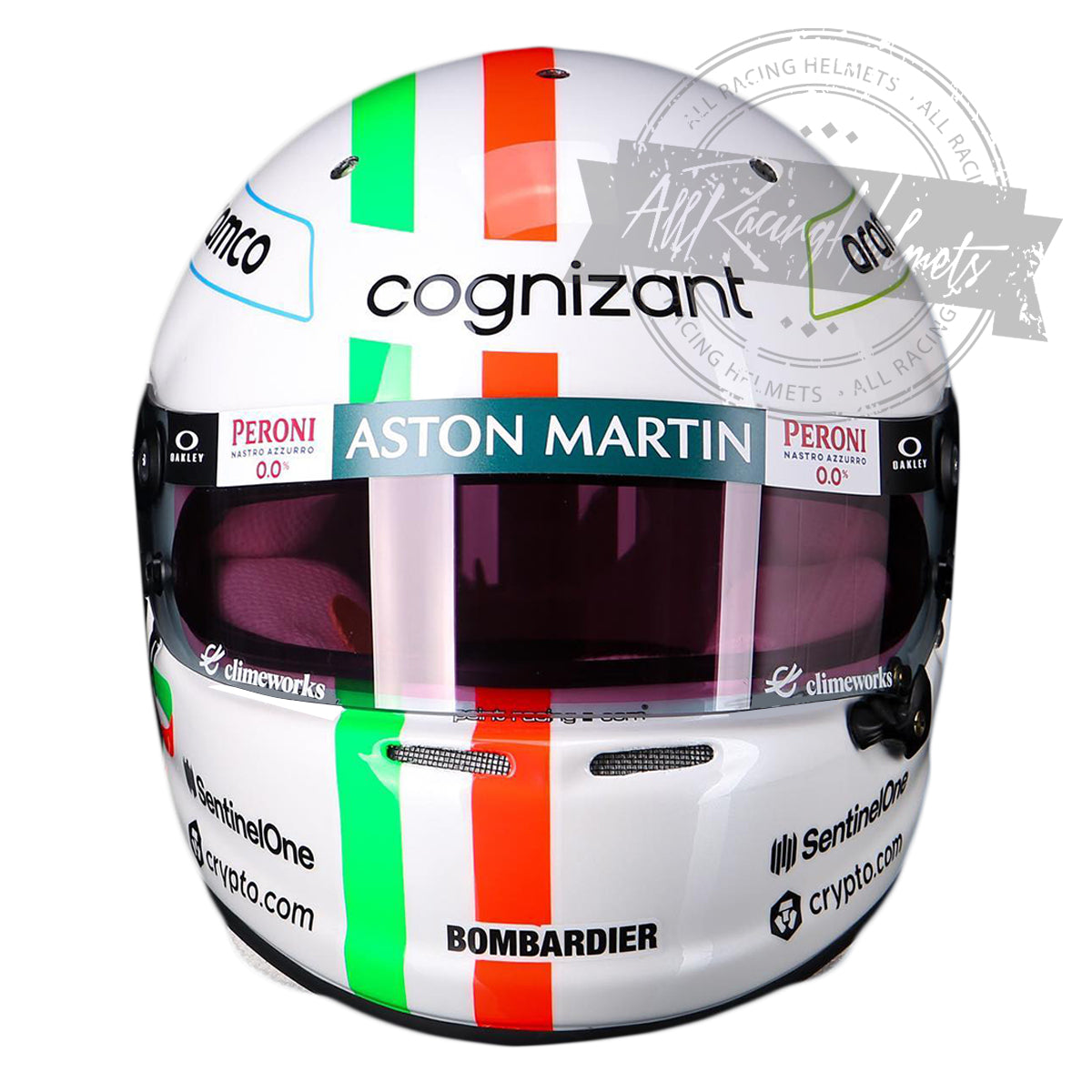 Sebastian Vettel 2022 Monza GP F1 Replica Helmet 1:1 Scale