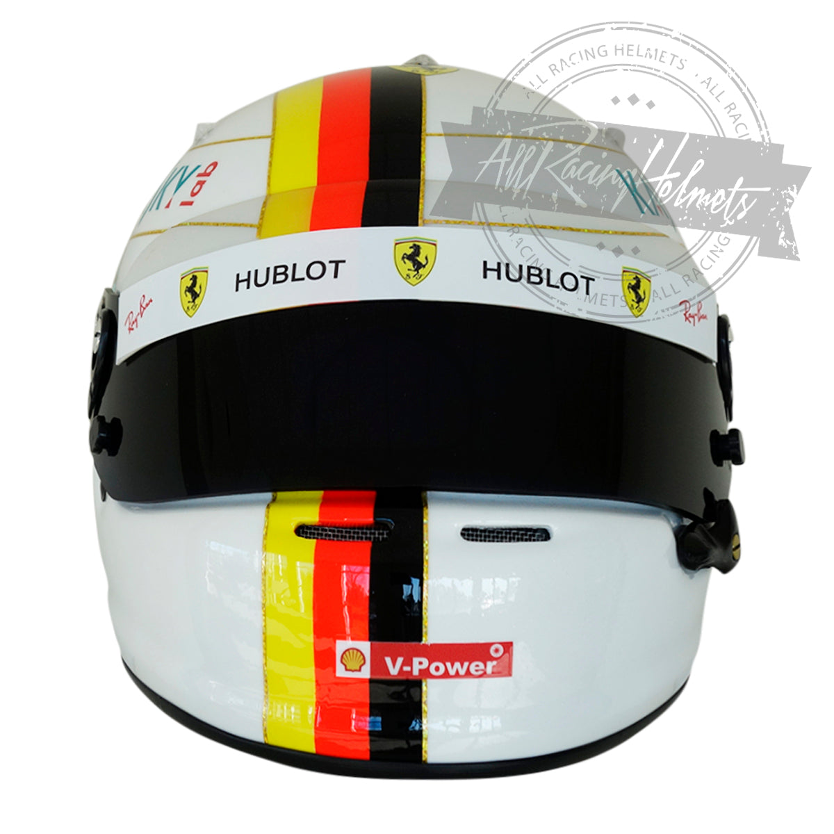Casque Réplique F1 Sebastian Vettel Grand Prix de Bahreïn 2018 Échelle 1:1