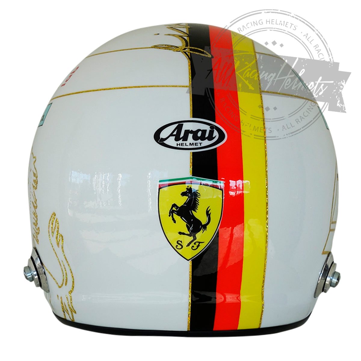 Casque Réplique F1 Sebastian Vettel Grand Prix de Bahreïn 2018 Échelle 1:1