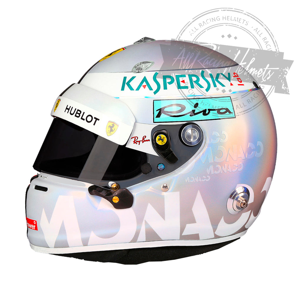 Sebastian Vettel 2018 Monaco GP F1 Replica Helmet Scale 1:1